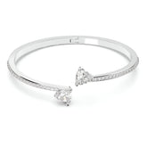 Swar*vski -Mesmera bangle Heart, White, Rhodium plated-5518814